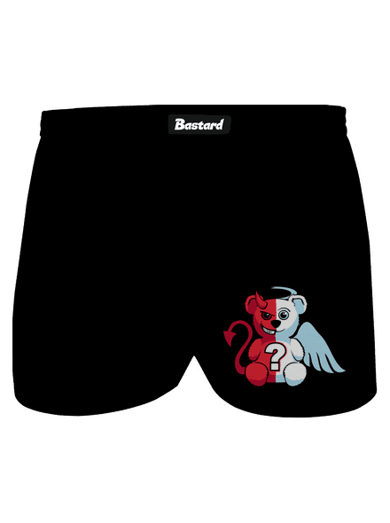 Anjel vs. diabol pánske trenky Black