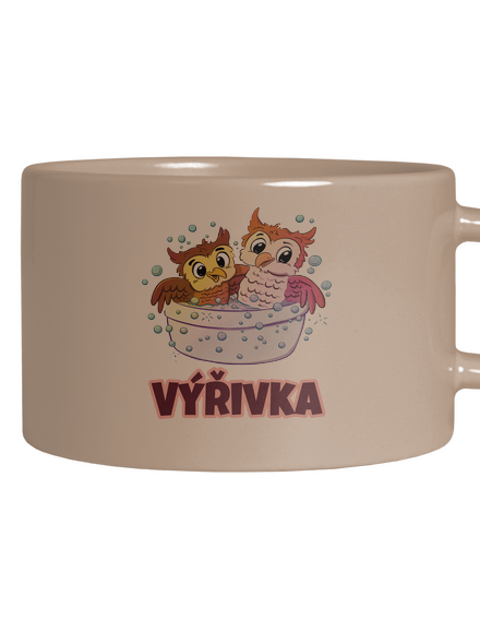 Výřivka hrnček makronka Brown Macaron