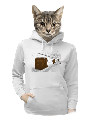 dámska mikina klokanka