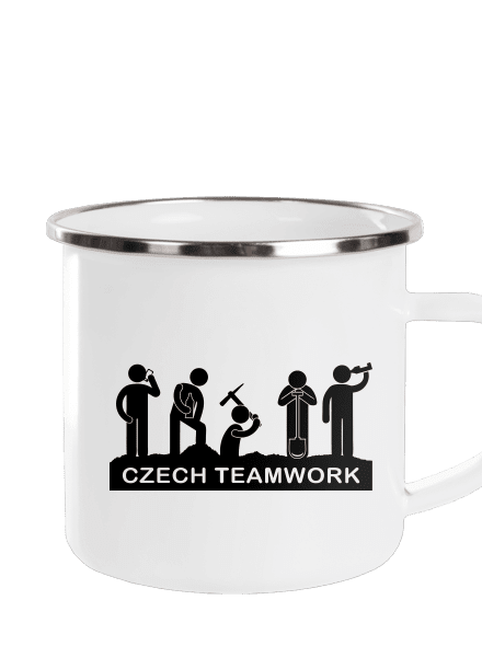 Czech Teamwork plecháčik White