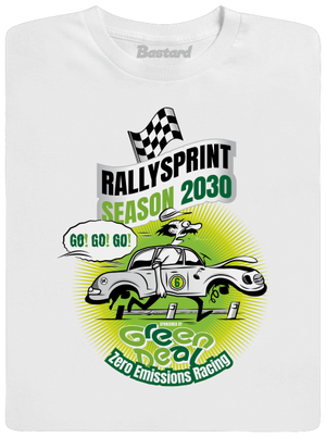 Rallysprint 2030 pánske tričko White