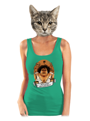 B14: Slunce seno jahody dámske tielko klasické Mint Mal