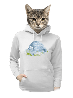 dámska mikina klokanka