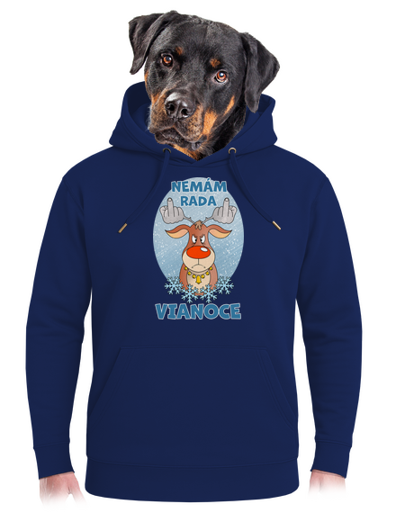 Nemám rád Vianoce unisex mikina premium Navy