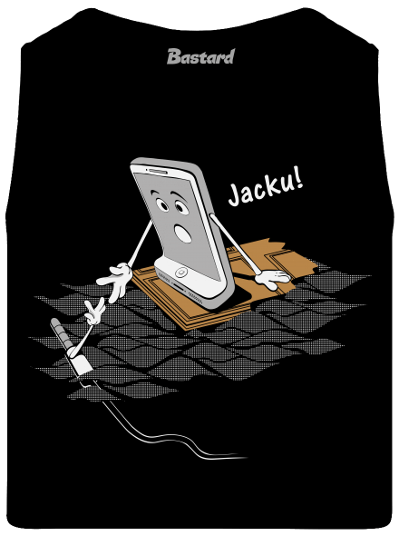 Jacku pánske tielko Black