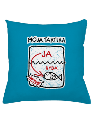 Rybárska taktika vankúš Blue Turquoise