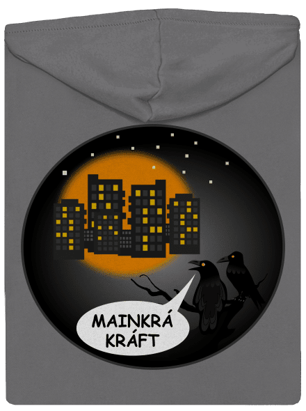 MainKráKráft dámska mikina na zips Steel Gray