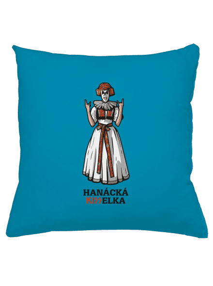 Hanácká Kisselka vankúš Blue Turquoise