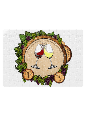 Vínny horoskop: Baran puzzle White