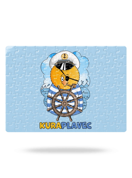 Kuraplavec puzzle White