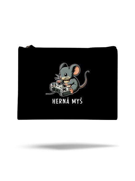 Herná myš taštička Black