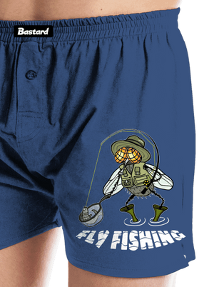 Fly fishing pánske trenky Blue