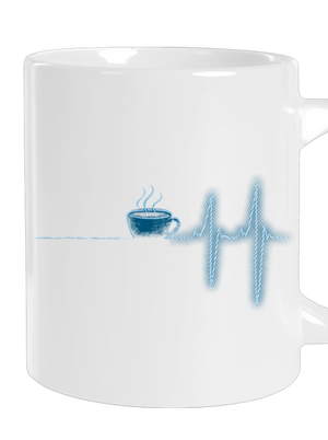 Coffee help veľký hrnček White