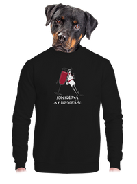 unisex mikina bez kapucne