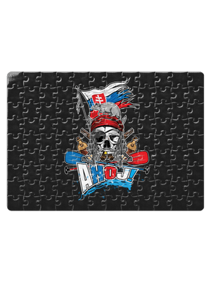 Ahoj puzzle White