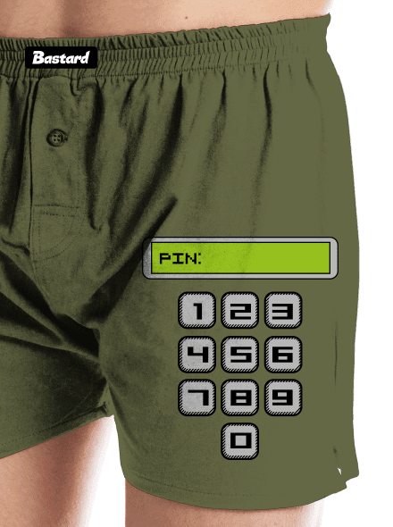 PIN pánske trenky Khaki
