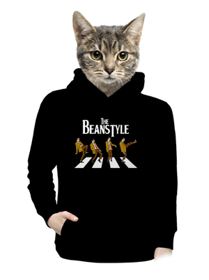 Beanstyle dámska mikina klokanka Black