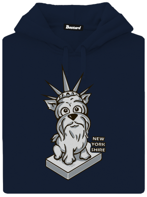 New Yorkshire pánska mikina klokanka Navy