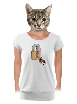 dámske tričko s lemom