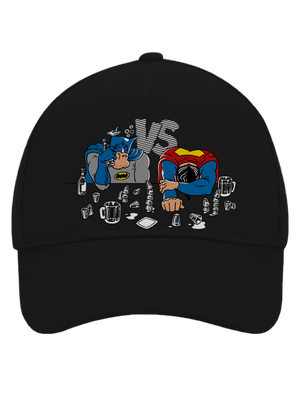Súboj superhrdinov šiltovka baseballka Black