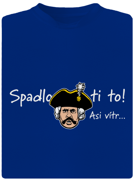 Spadlo ti to pánske športové tričko Royal Blue Mal