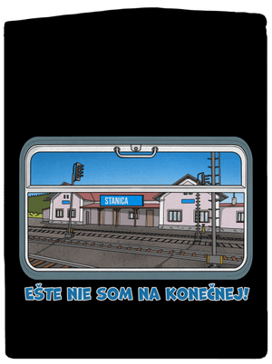 Nie som na konečnej dámska mikina na zips Black