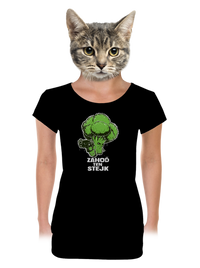 dámske tričko s lemom