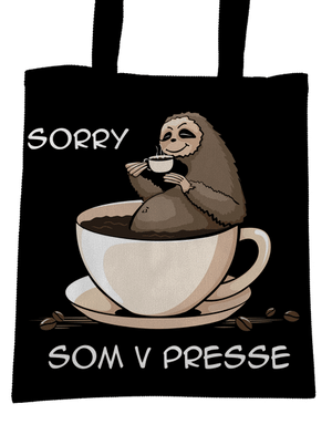 V presse taška Black