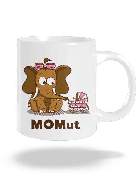Momut veľký hrnček White