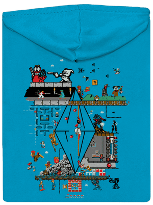 Zahráme si dámska mikina na zips Blue Atol