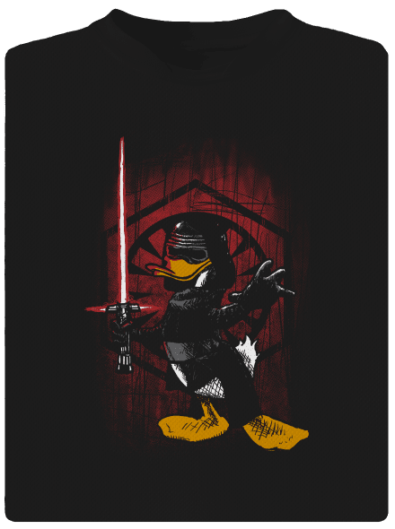 Kylo Duck pánske športové tričko Black