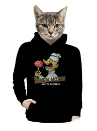 dámska mikina klokanka