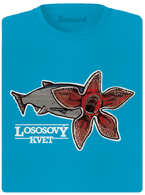 Lososový kvet dámske športové tričko Blue Atol