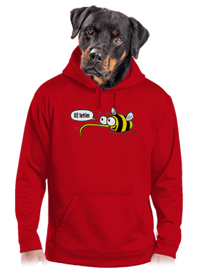 Chcem už len teba pánska mikina klokanka Red