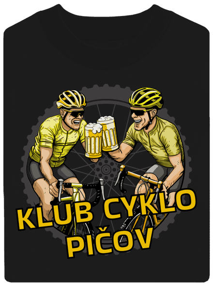Klub cyklo pičov unisex mikina bez kapucne Black