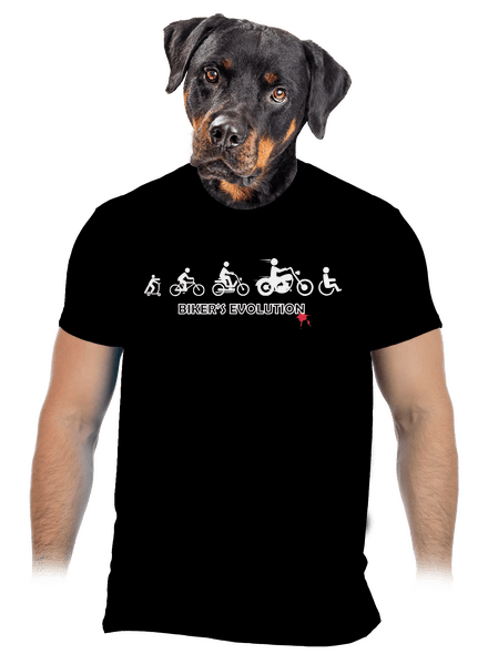 Biker’s Evolution pánske tričko Black