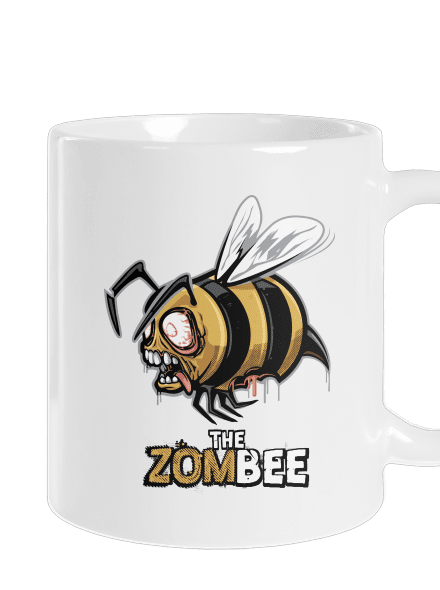 ZomBee - žltá klasický hrnček White