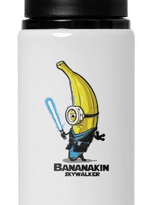 Bananakin Skywalker flaša na vodu White