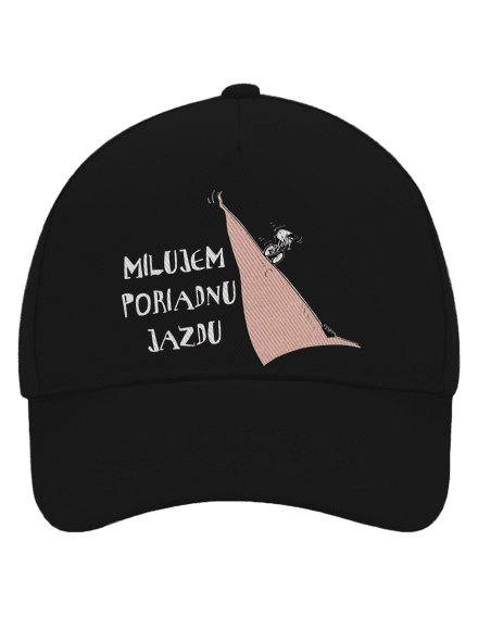 Milujem jazdu šiltovka baseballka Black
