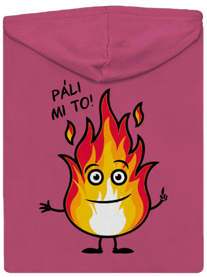 Páli mi to dámska mikina na zips Magenta