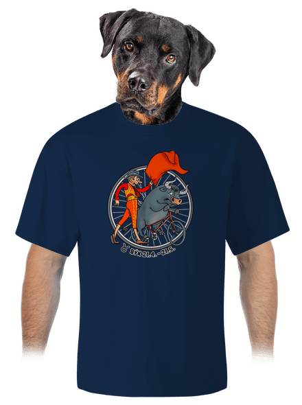 Cyklistický horoskop: Býk unisex tričko oversized Midnight Blue