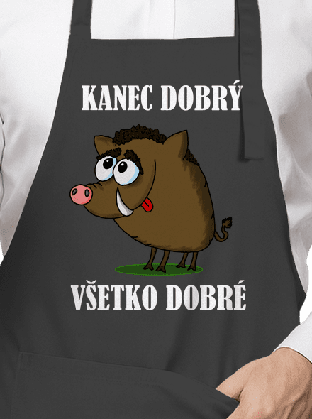 Kanec dobrý zástera Dark Grey