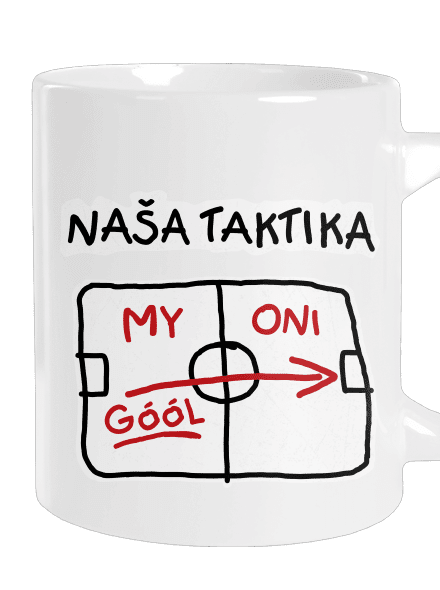 Naša taktika veľký hrnček White
