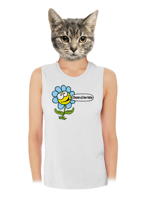 Chcem už len teba dámske tielko voľné White