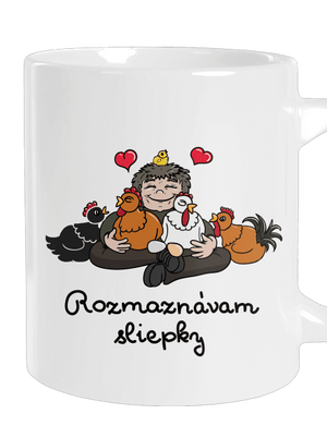 Rozmaznávam sliepky veľký hrnček White