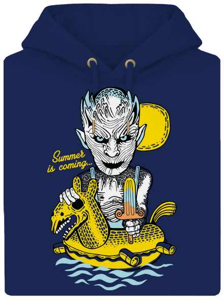 Summer is coming 2 unisex mikina premium Navy