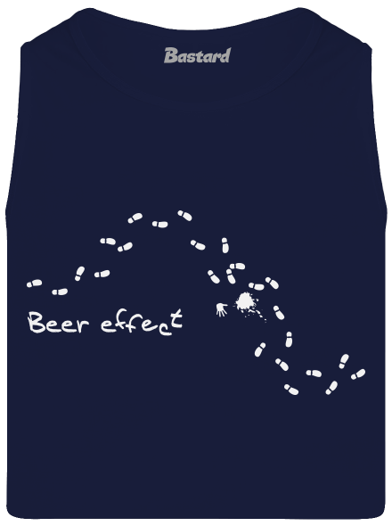 Beer effect! pánske tielko French Navy