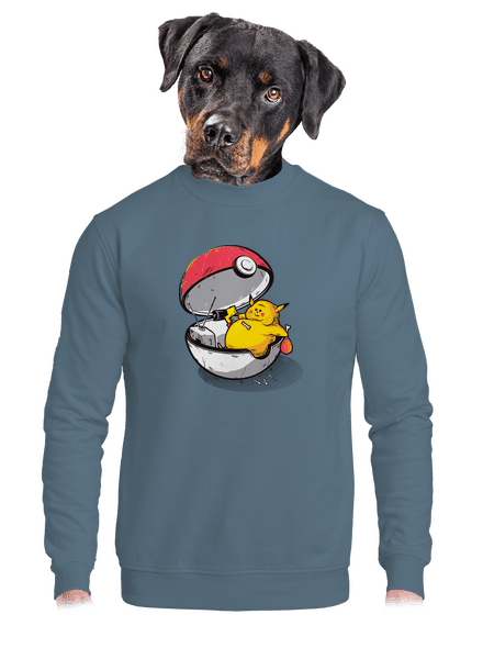 Koniec pokémona unisex mikina bez kapucne Nordic Blue