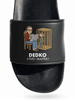 Dedko stráži najlepšie šľapky Black