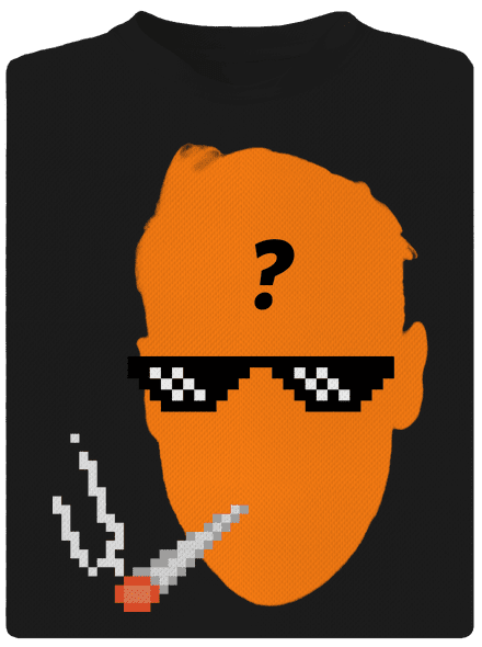 Thug life pánske športové tričko Black